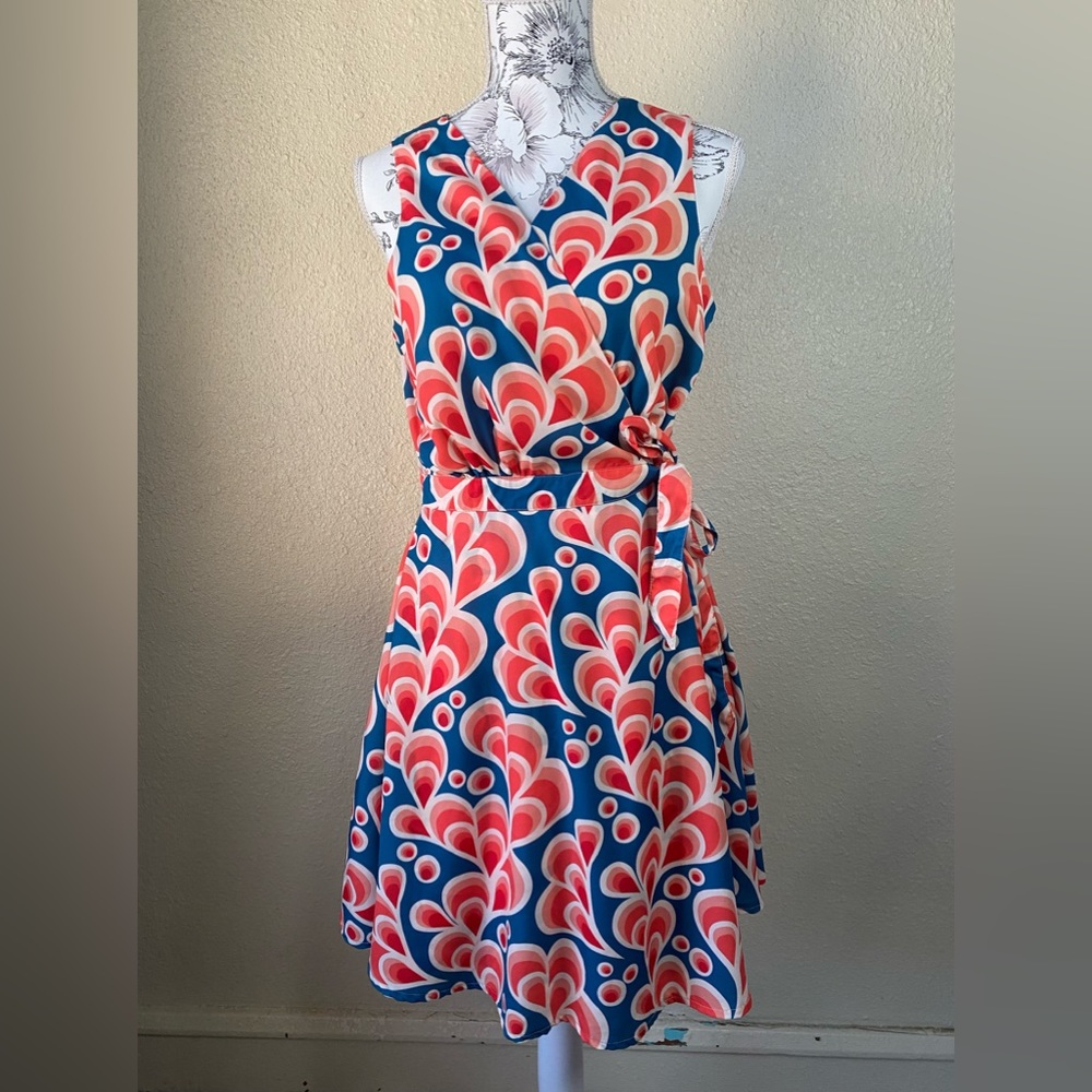 L.A SOUL faux wrap dress